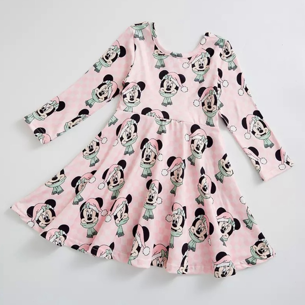 Minnie Long Sleeve Dress, Toddler Girl- Boutique Item- Brand New! - 2T, 3T, 4T